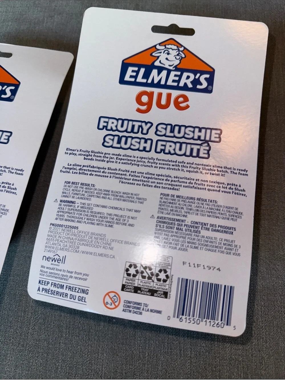 Elmer’s Scented Fruity Slushie Gue Slime - (3 Pack)
